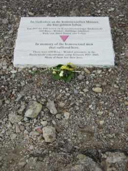 Buchenwald - Gedenkstein für die homosexuellen Opfer