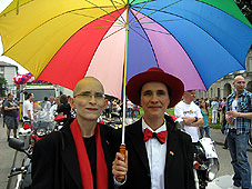 ANA & ANDA als Schirmfrauen der CSD-Parade Karlsruhe 2012